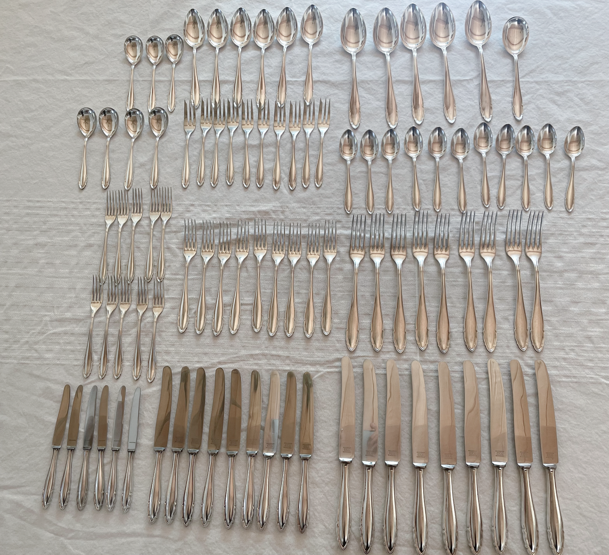 中古 美品 R.E.G. O-K hi stainless 40 92 Piece cutlery Set Otto Kaltenback (OKA) OKA100 KNIFES,FORKS