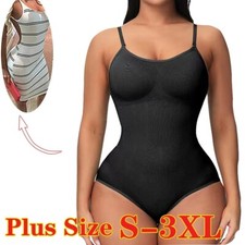 Women Tummy Control Firm Full Body Shaper Bodysuit Slim Butt Lift Shapewear US
