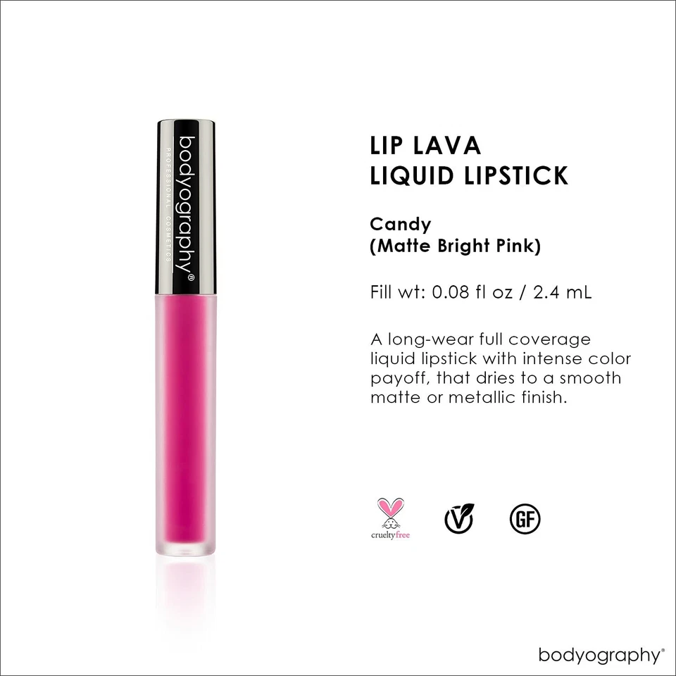 Lápiz labial líquido Bodyography Lip Lava 0,08 oz Foto 2 de 4