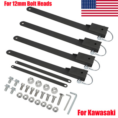 For Kawasaki Teryx 2020-21 Quick Pin Removal Flip Up Seat Kit For 12MM Bolt Head
