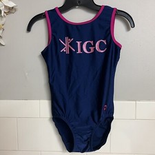 Plum Women Girl Youth Sportswear Sleeveless Blue Leotard Adult M