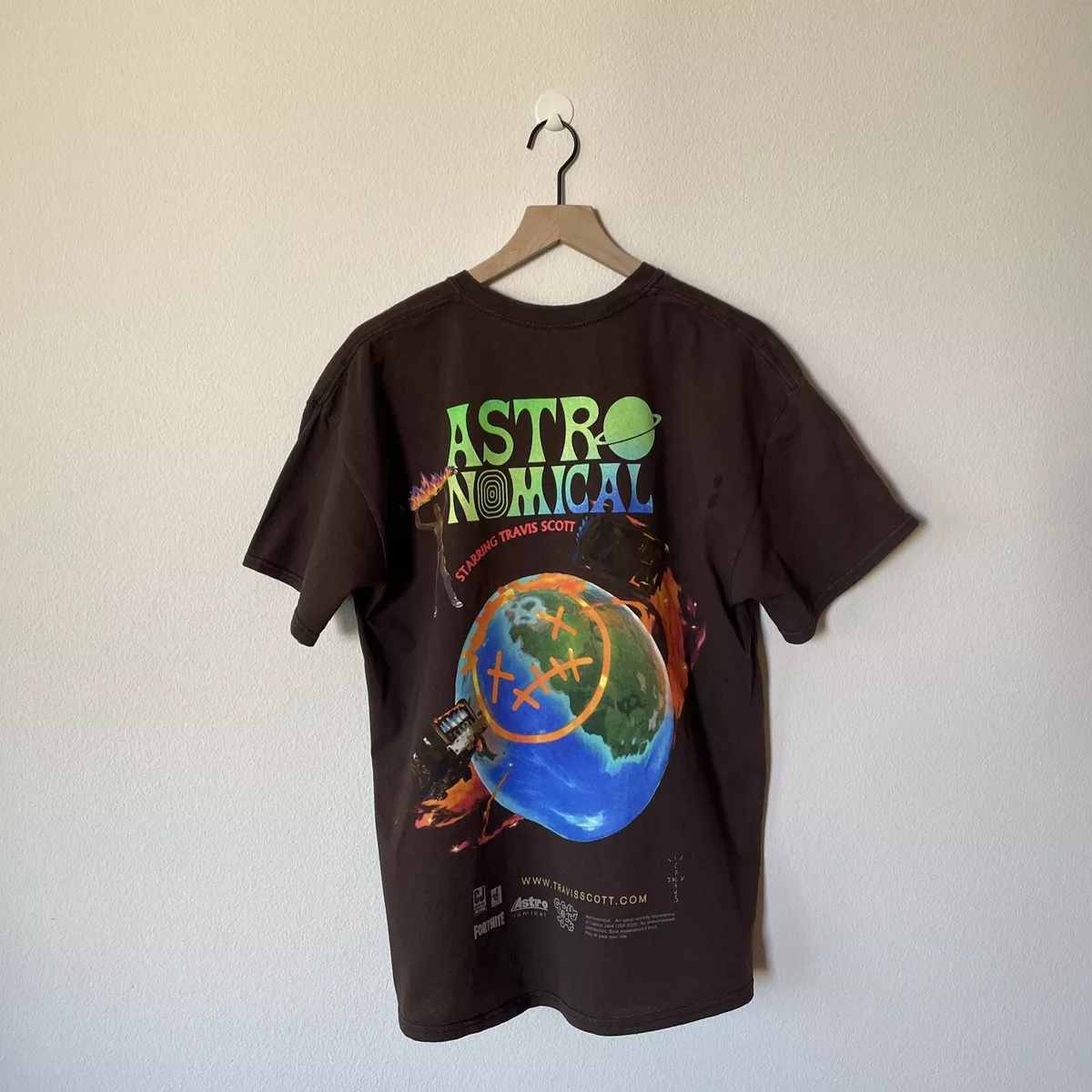 Travis Scott The Scotts Sicko Event T-shirt - Large (Brown)