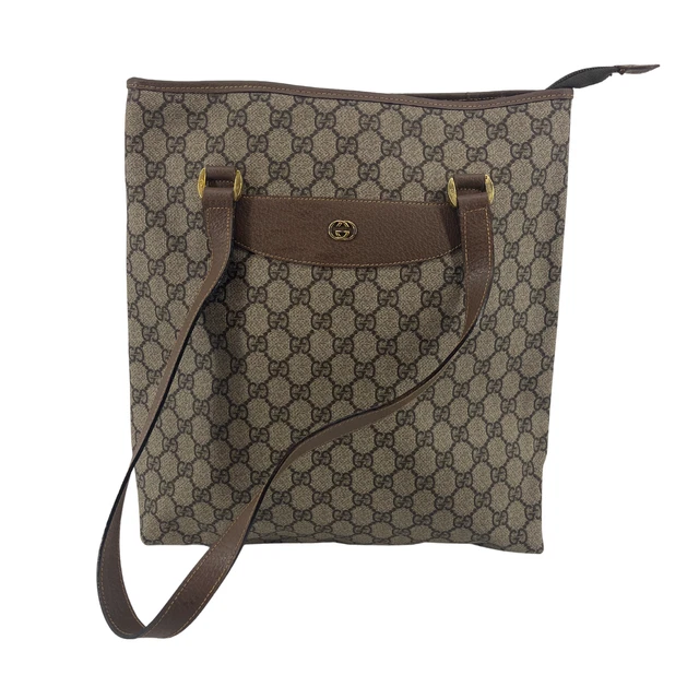 EBAY LIVE Gucci GG Canvas Coated Supreme Tote Bag #11152