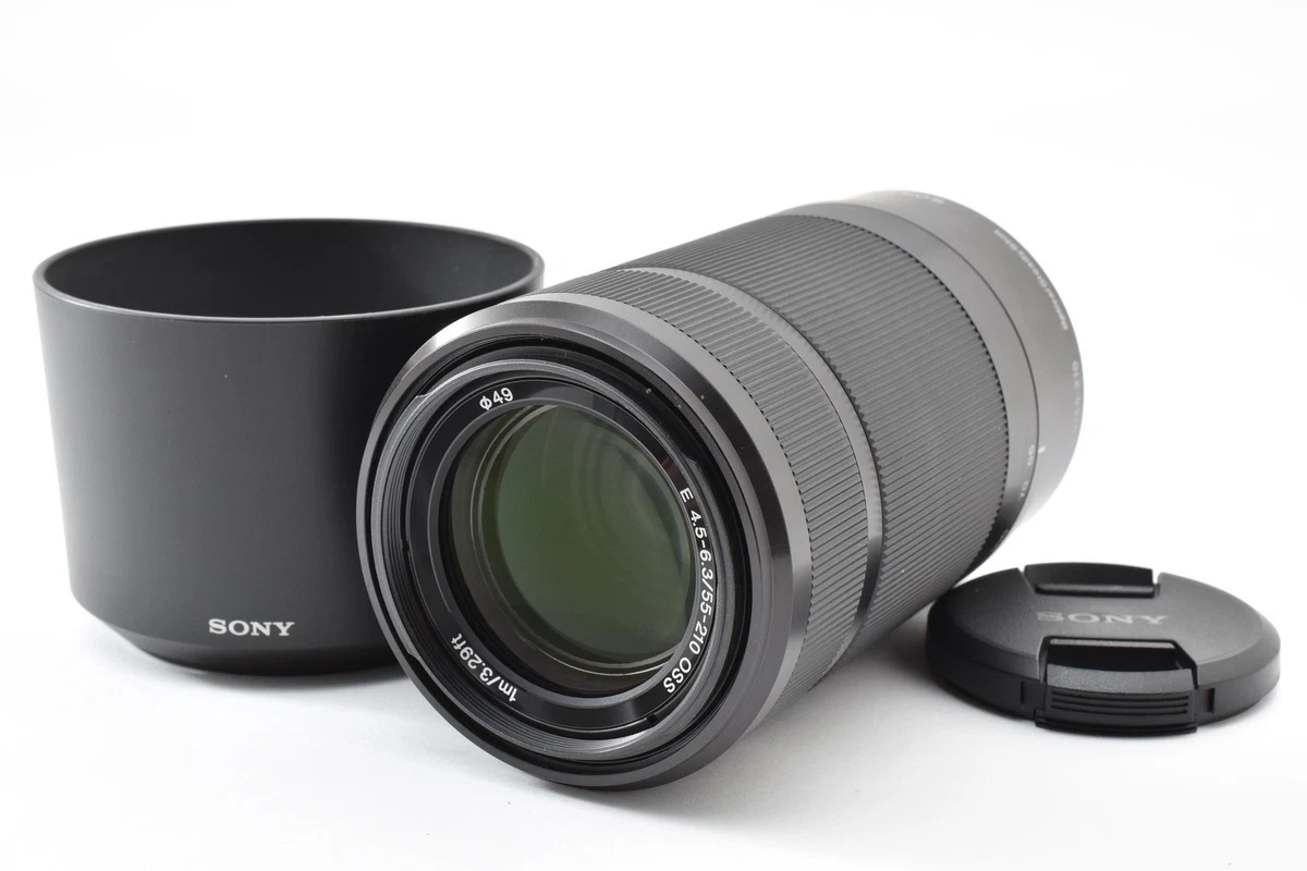 ✨Top COMO NUEVO✨ Lente Sony E 55-210mm f/4.5-6.3 OSS SEL55210 para montura...