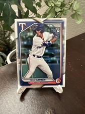 Evan Carter Rookie RC 2024 Bowman #46 Texas Rangers