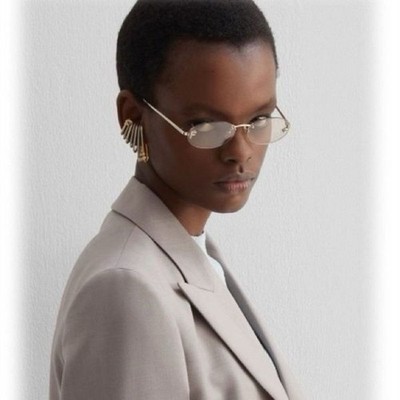FENDI First Crystal FE4075US 28Y Rose Gold Light Brown Lens