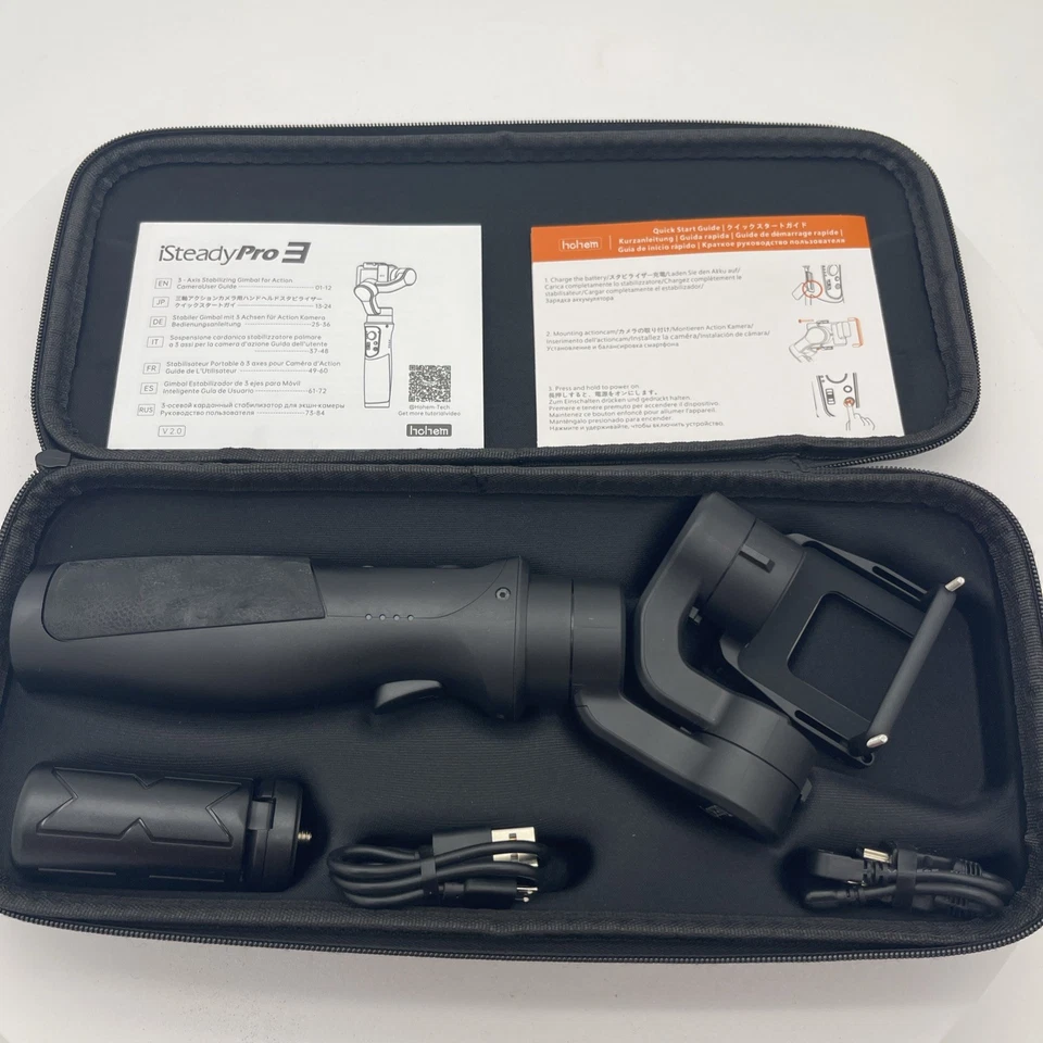 Hohem iSteady Pro 3 Handheld Gimbal Stabilizer For Action Cameras New - Image 2 of 2