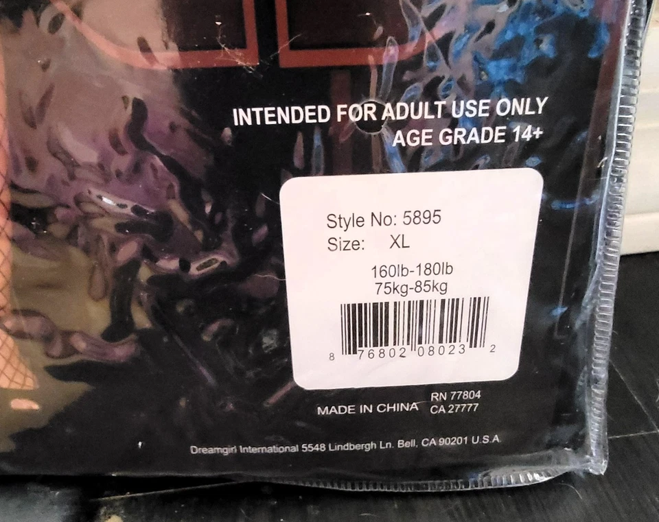 Goldie Rush Saloon Girl Sexy Womens Halloween Costume by Dreamgirl Size XL NIP - Image 3 of 4