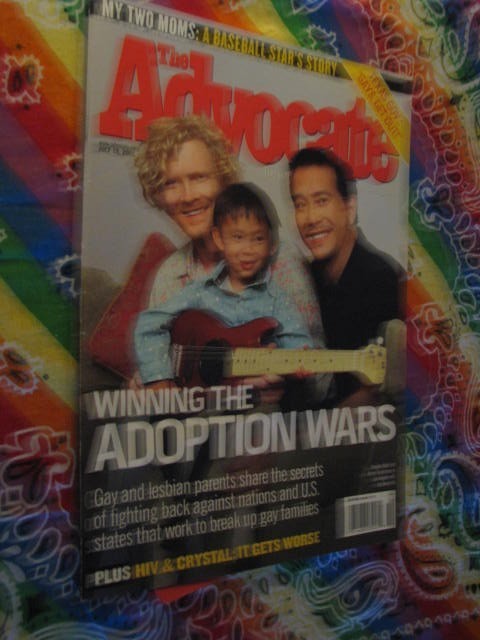 "Rare" Vintage The Advocate Magazine-7/19/2005-Adoption Wars-Gay Int