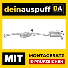 Auspuffanlage für Mercedes-Benz W201 190 D 2.0 Auspuff B352