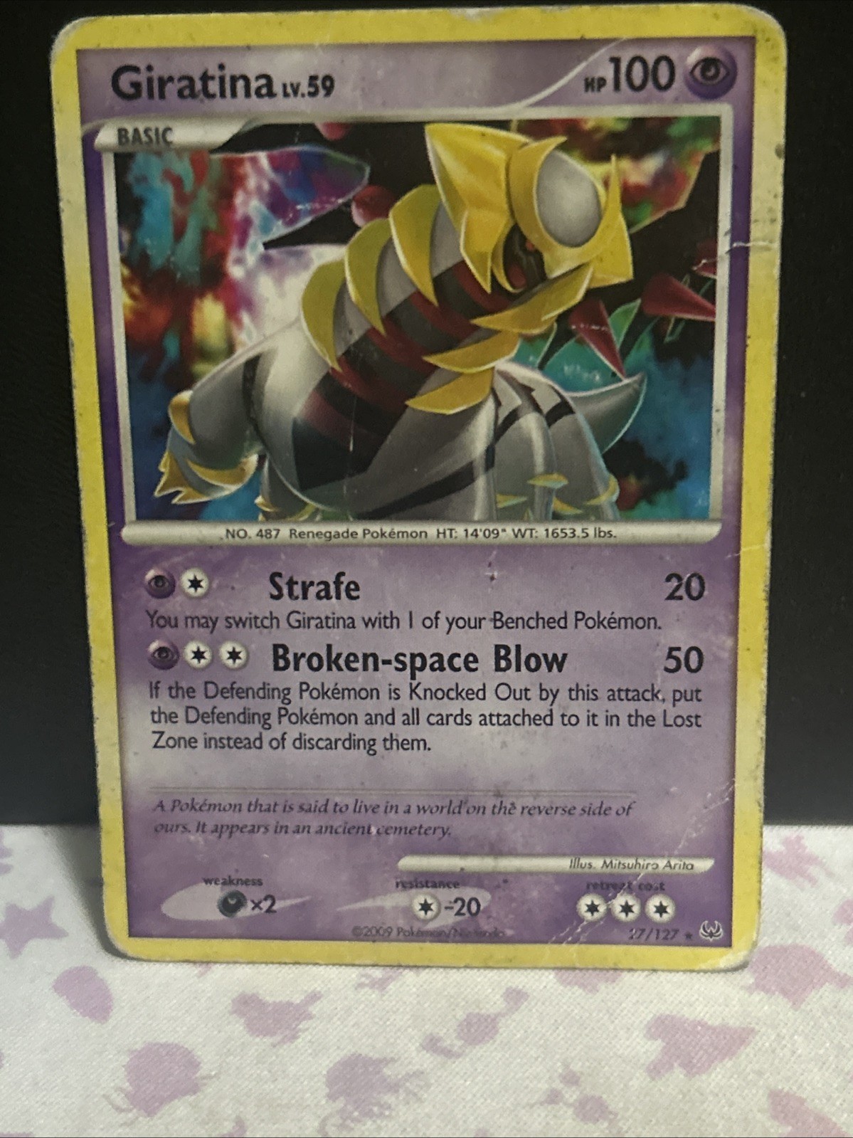Giratina 27/127 NonHolo Pokemon Platinum Base Set - Pokemon Card - HP