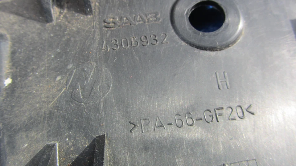 99-03 Saab 9-3 Viggen OEM кабриолет черный пассажирский правый откидная крышка - Изображение 3 из 4