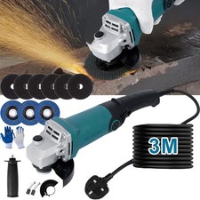 Heavy Duty 2000W Electric Angle Grinder 125mm Corded Cutting Grinding 220V UK