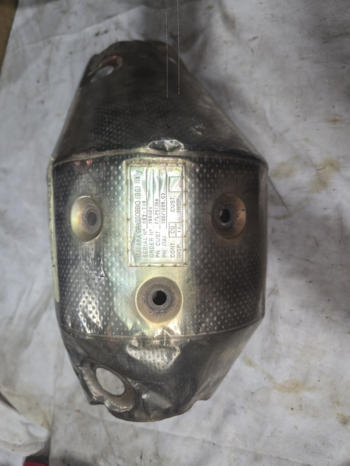 Lamborghini Gallardo 2004-2008 RIGHT Exhaust heat shield