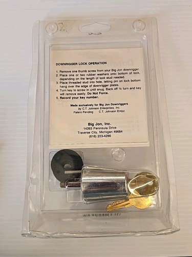 BIG JON DOWNRIGGER LOCK ACCESSORIO PESCA LD553 - Foto 3 di 4