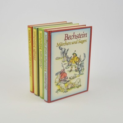 4 Bücher: Märchen & Sagen der Brüder Grimm - Bechstein - Andersen - Hauff