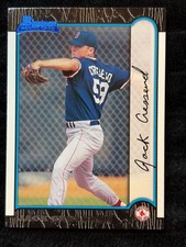 1996 Bowman Baseball Card Jack Cressend Boston Red Sox Rookie #103