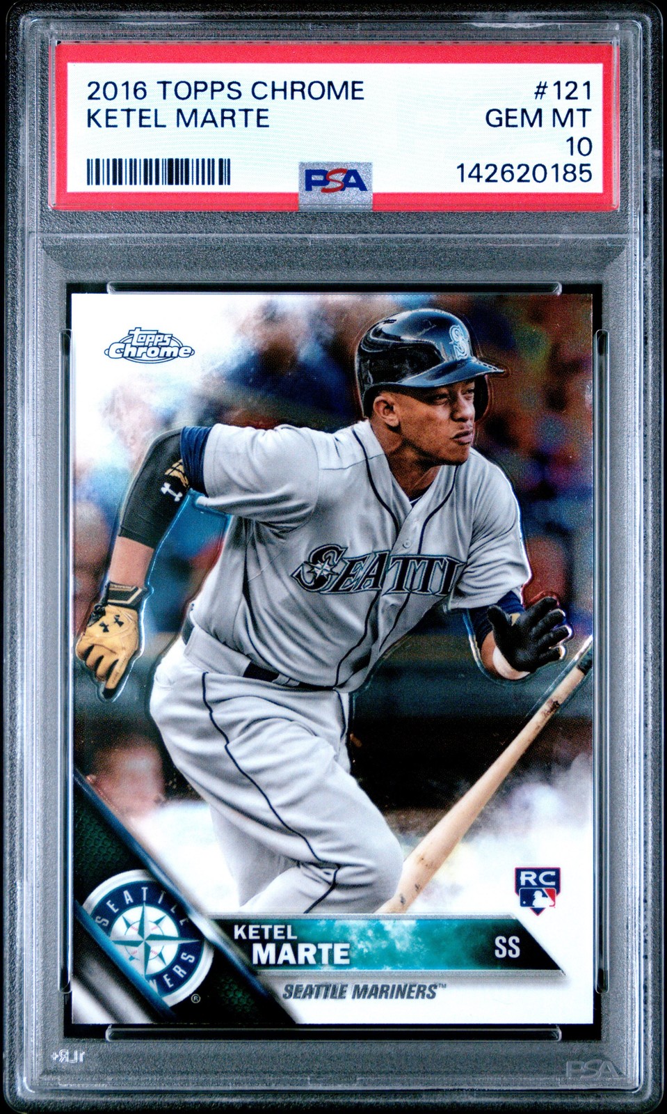 KETEL MARTE 2016 TOPPS CHROME #121 PSA 10 RC