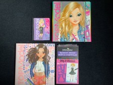 Top Model Design Studio Konvolut 2 Kreativ Ordner Notizbuch Fashion Angels Sketch