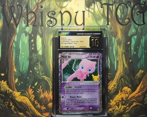 Pokémon Mew EX Holo TCG Card Celebrations Classic Collection 88/92 Pristine 10