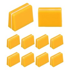 Universal Fader Knobs, Yellow Mixer Fader Caps Plastic for DJ Console, 10Pcs