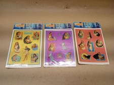 Lot 3 Vintage Disney Pocahontas Stickers from Hallmark 192 Total stickers
