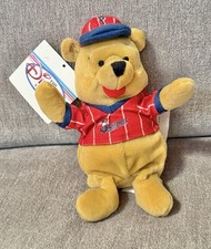 Disney Winnie the Pooh Baseball Bean Bag Plush Spring w/ Tags Bear