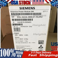 New Siemens 6SL3224-0BE21-5UA0 6SL32240BE215UA0 G120 PM 240 Power Module