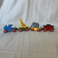 Vintage 1997 Brio Wooden Circus Train- Missing Conductor Figure