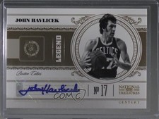 2010-11 Playoff National Treasures Legend Signatures 1/15 John Havlicek Auto 0c3