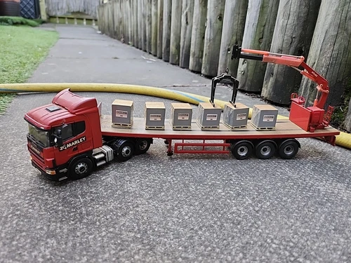 Scania Crane Trailer with Marley Building Load 1:50 Scale Corgi Truck CC12217
