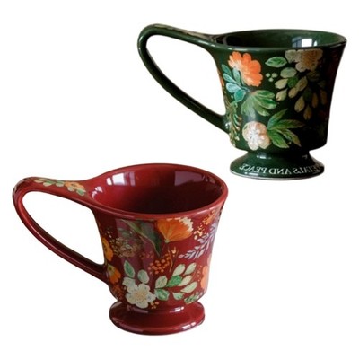 Artistic Teas Drinking Cup With Comfortable Grip Multipurpose Office Drinkware