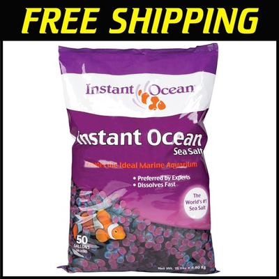 #ad Fast Dissolve Sea Salt 50 Gal for Marine Aquariums $46.79