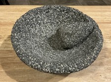 "Mortero y mortero Molcajete genuino piedra mexicana 6,5x3"" excelente estado"