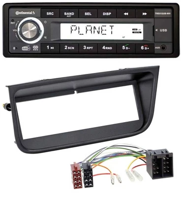 Continental USB 1DIN AUX DAB MP3 Autoradio für Peugeot 406 - Bild 1 von 4