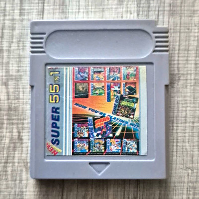 Game Boy Spielmodul/Game Cartridge SUPER 55 in 1 externes Zusatzteil