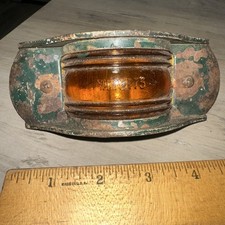 Vintage Side Clearance Marker Light Yankee 75 Semi Trucks Etc. Amber Lense