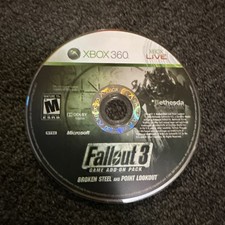 Fallout 3 Add On Broken Steel and Point Lookout Microsoft Xbox 360 Loose Disc
