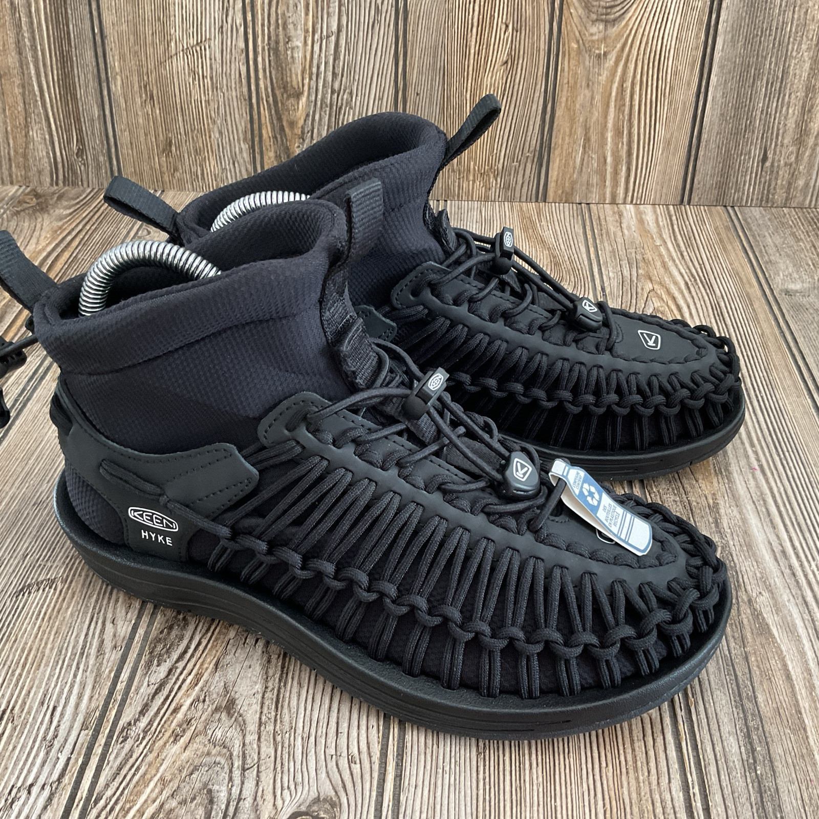 Scarpe Keen x HYKE Uneek alte metà corda nere escursionismo escursionismo donna taglia 7 5 NUOVE