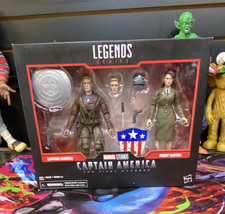 Marvel Legends Series Captain America & Peggy Carter First Avenger Set w  Shield