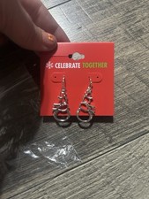 Christmas Holiday Snowman Dangle Earrings - New