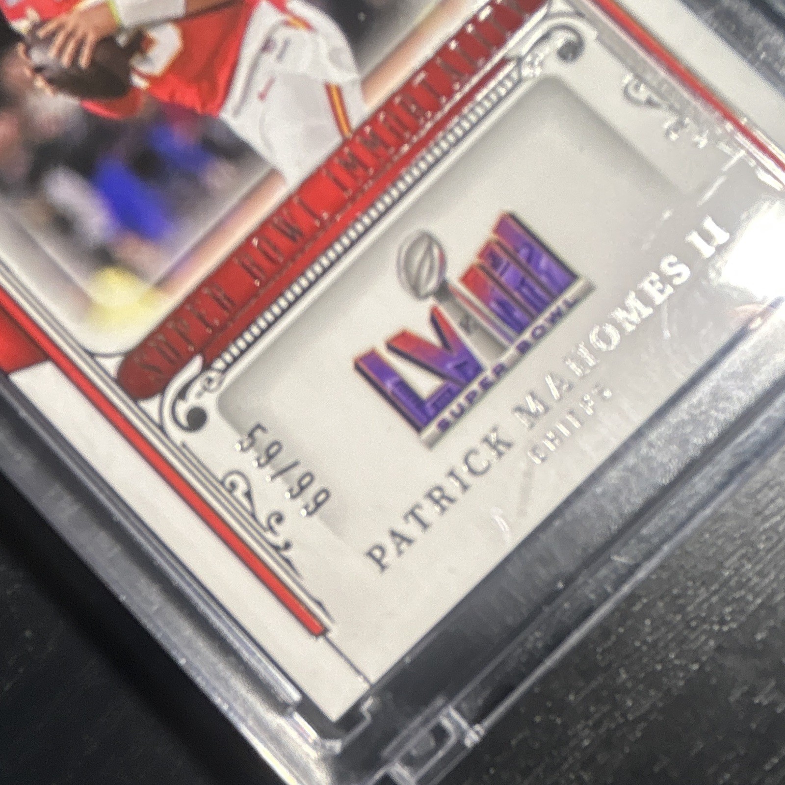 Panini National Treasures 2025 Patrick Mahomes II Super Bowl Immortality /99 view 2