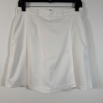 Tail White Label White Golf Tennis Skort 6 Shorts Skirt Pockets Zip Back XGL434