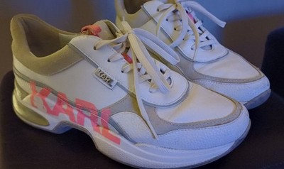 Karl Lagerfeld Sneaker Turnschuh weiss 40 Leder
