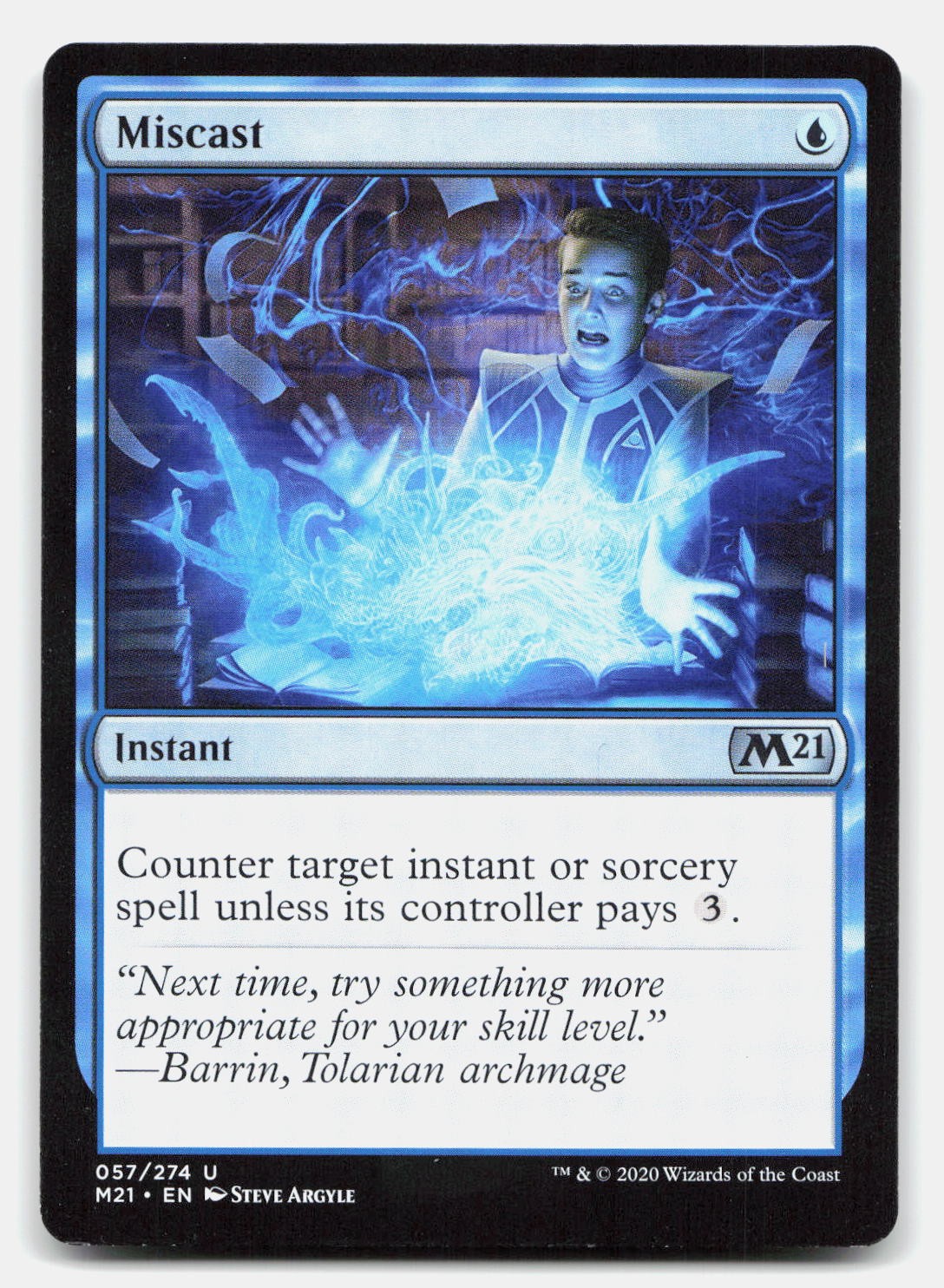 Miscast 57 Uncommon Core Set 2021 Magic: The Gathering Near Mint