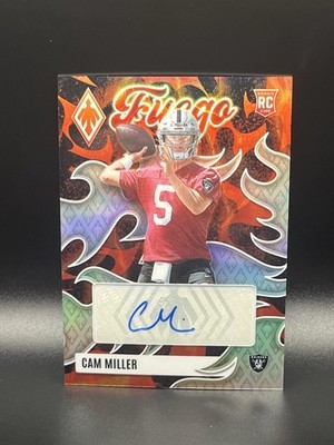 2025 Panini Phoenix Cam Miller Fuego Rookie Auto Case Hit SSP