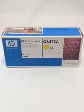HP Q6472A Yellow Color LaserJet Print Toner Cartridge Original for 3600 Series