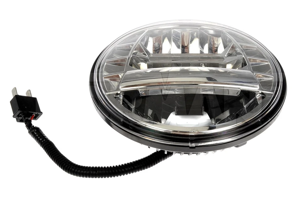 For Chevy Chevy II 62-66 Headlight Replacement 7" Round Driver Side Chrome HD Foto 3 de 4