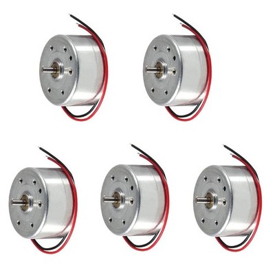 RUNCCI-YUN 5 Set Mini Motors 3V-9VMini Kleine Elektromotor 6500RPM für DIY