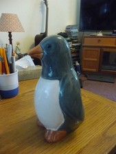 rare vintage ceramic Penguin figurine approx 9"